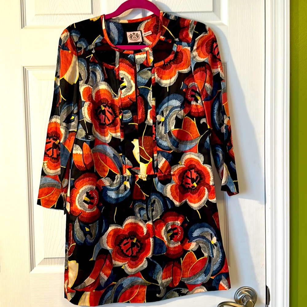 NWOT. Juicy Couture floral mini dress or long tunic